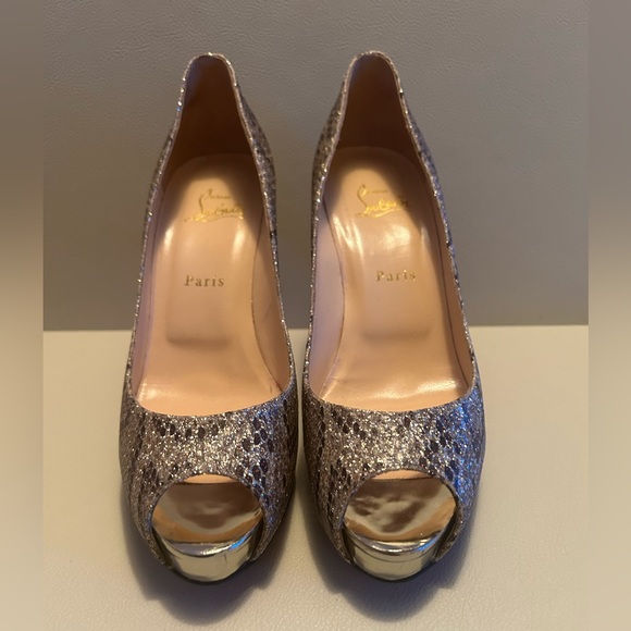 CHRISTIAN LOUBOUTIN
Animal Print Glitter Accents Pumps - Picture 11 of 13